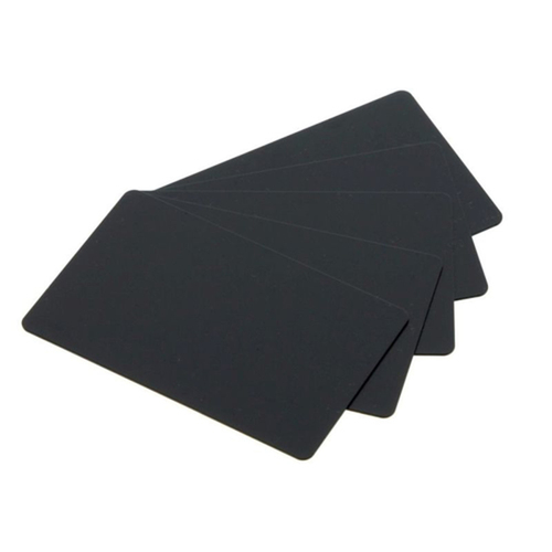 Cards .76mm PVC Food Safe Black CR80